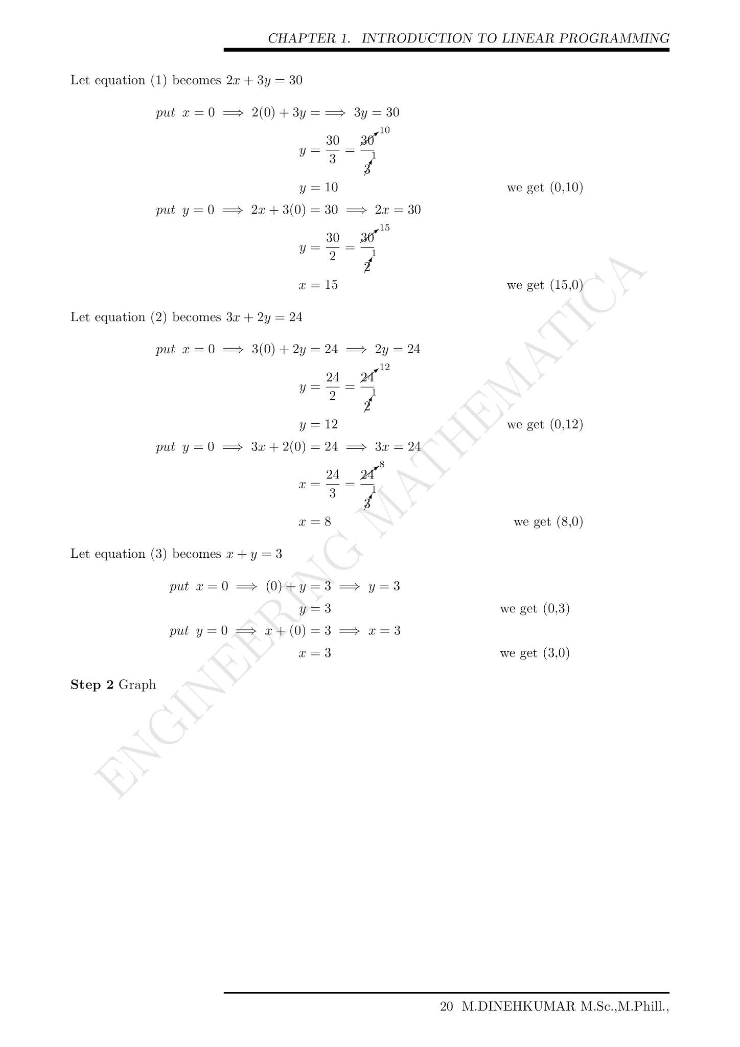LINEAR PROGRAMMING PROBLEM -GRAPHICAL METHOD - ENGINEERING MATHEMATICA
