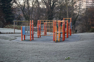 A frosty play area