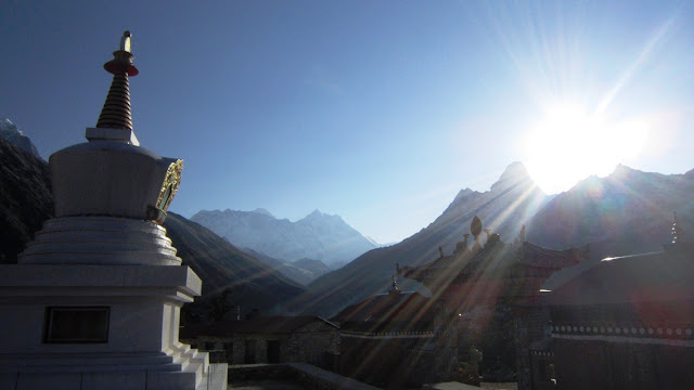 View from Tyangboche 