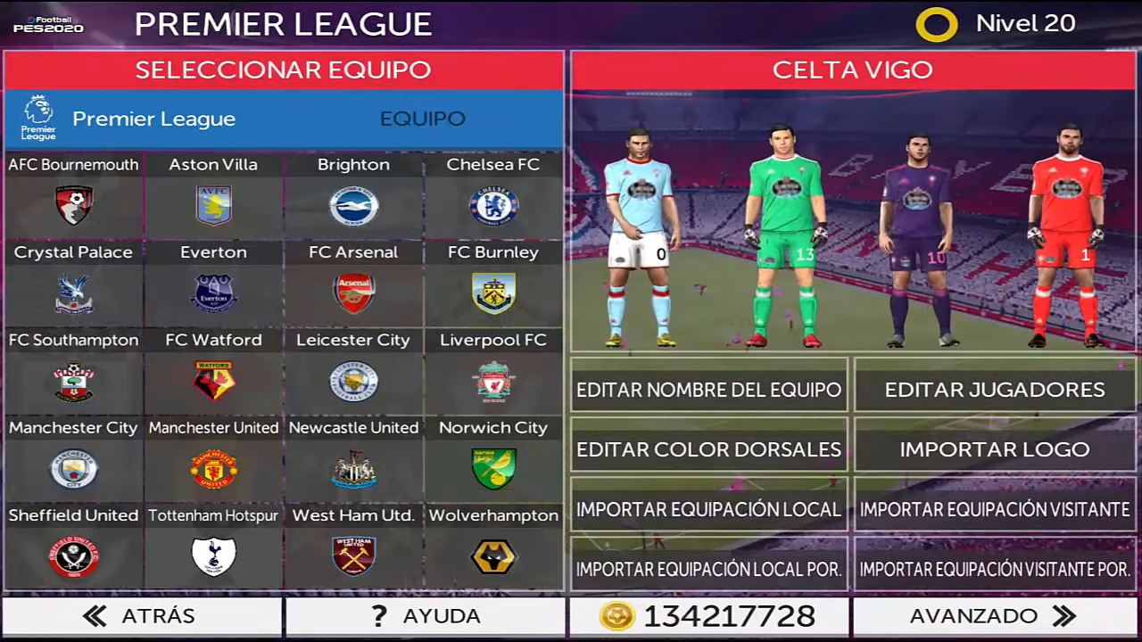fts mod pes 2019