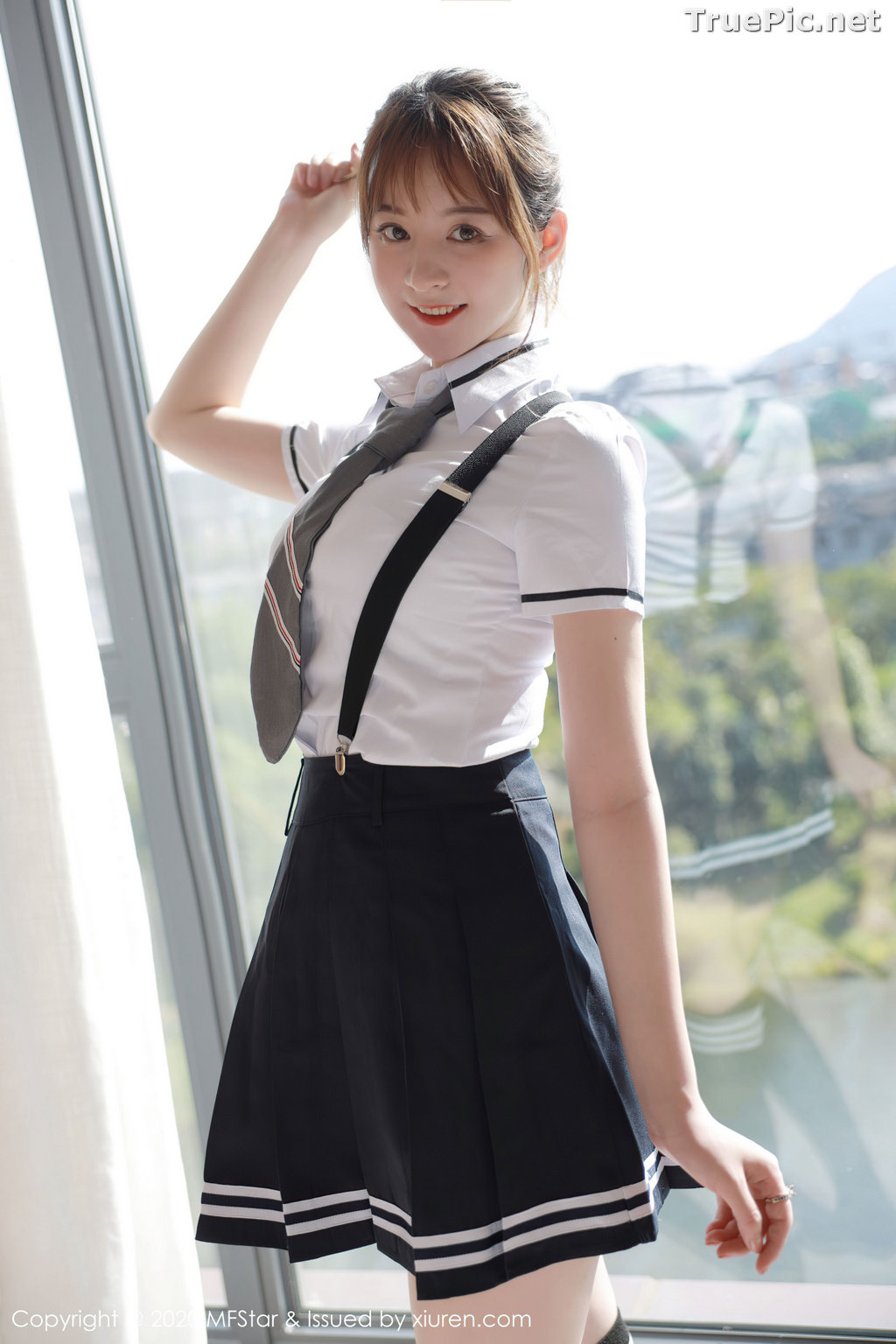 Image MFStar Vol.390 - Chinese Model - yoo优优 - Sexy Student Uniform - TruePic.net - Picture-25