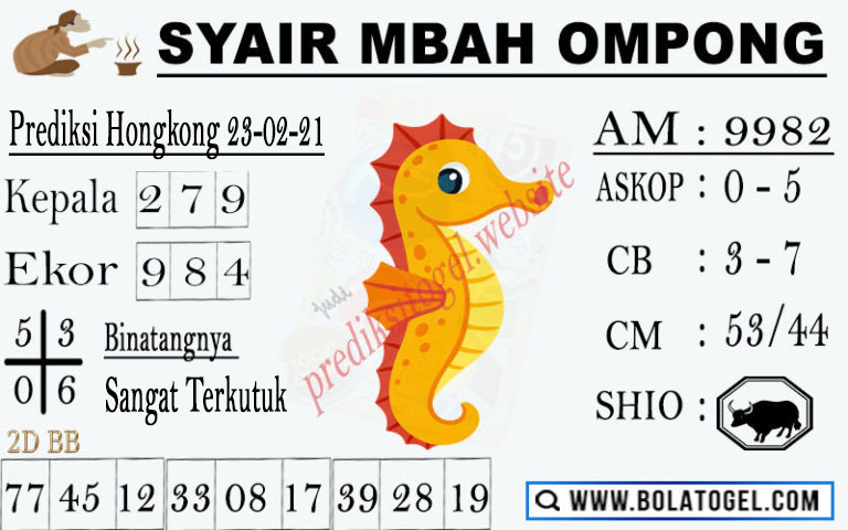 Syair Mbah Silingkit Hk 23 November 2021 Syair Sentana Hari Ini