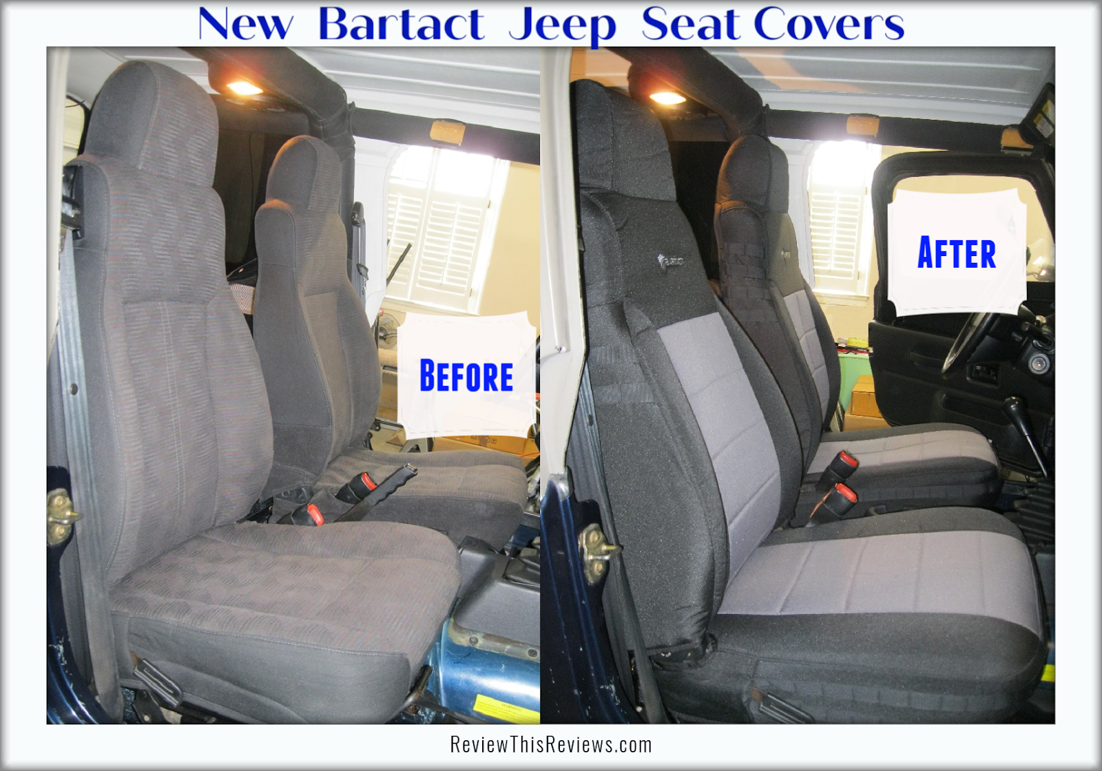 Bartact Mil-Spec Super Seat Covers for Jeep Wranglers Reviewed
