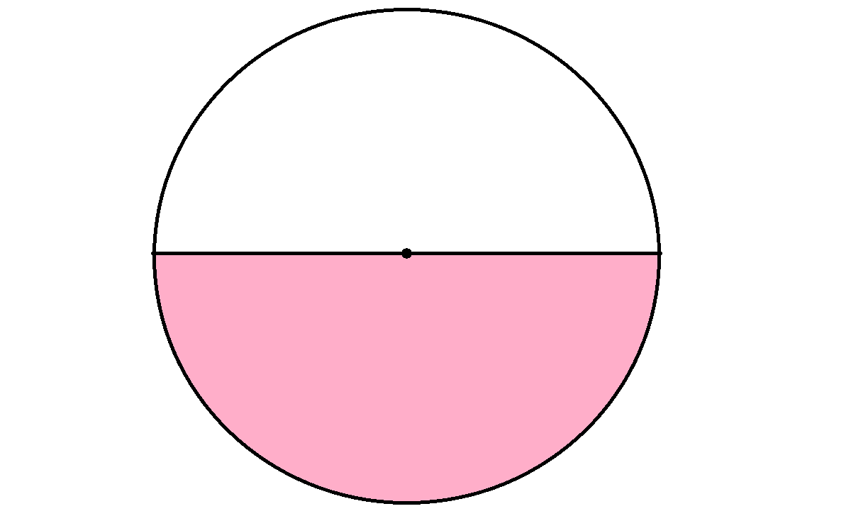 2 3 круга закрасить. Части круга. Круг поделенный на 2 части. Круг на две равные части. Кружок разделенный пополам.
