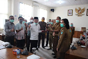 Usai Rapat RDP Terkait Pembiayaan Penanggulan Covid-19 dan serah terima Ruang DPRD Untuk Dijadikan Ruang Isolasi, Ketua DPRD Soeharto Hs Menghadiri Kunjungan Ketua DPRD Sumsel di Polres Ogan Ilir