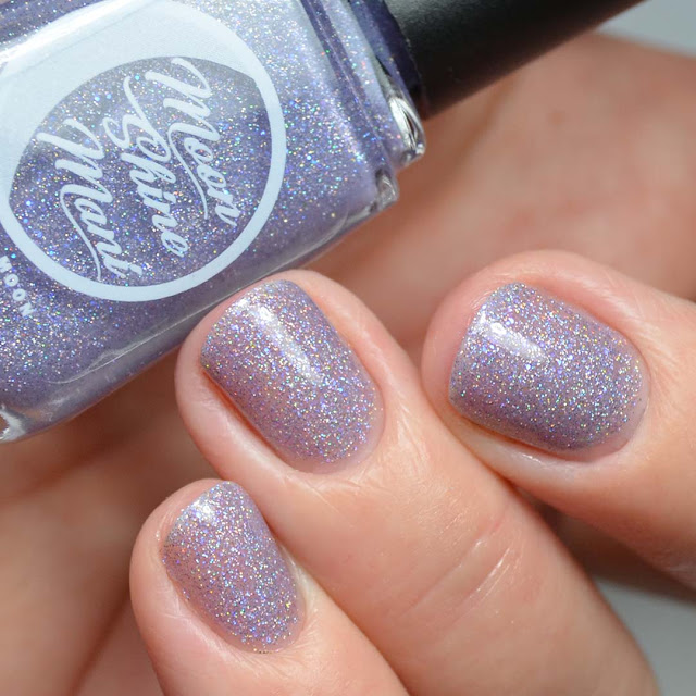 purple sparkle nail polish