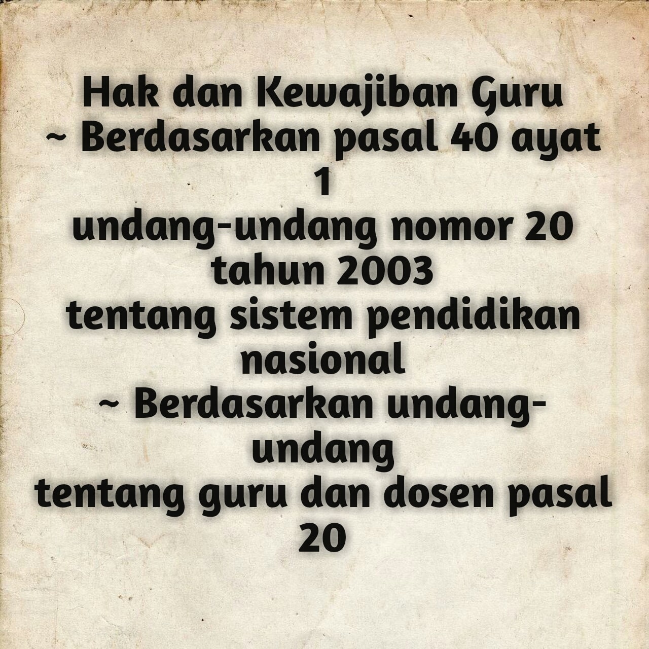 Pelaksanaan Hak Dan Kewajiban Guru Di Sekolah