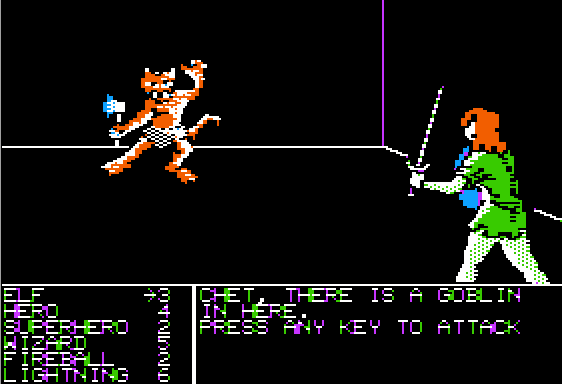 The CRPG Addict: Game 406: Dungeon! Computer Adventure Game (1982)