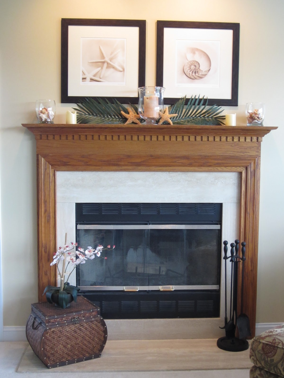 Beachy Mantel