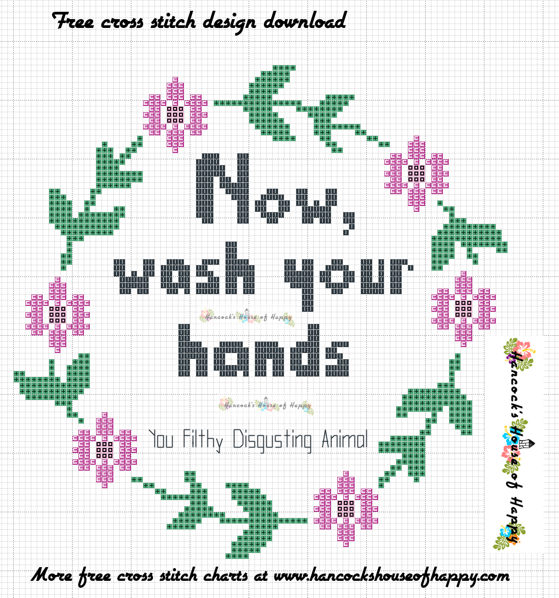 hancock's house of happy Bathroom Break! Wash Your Hands (You Filthy