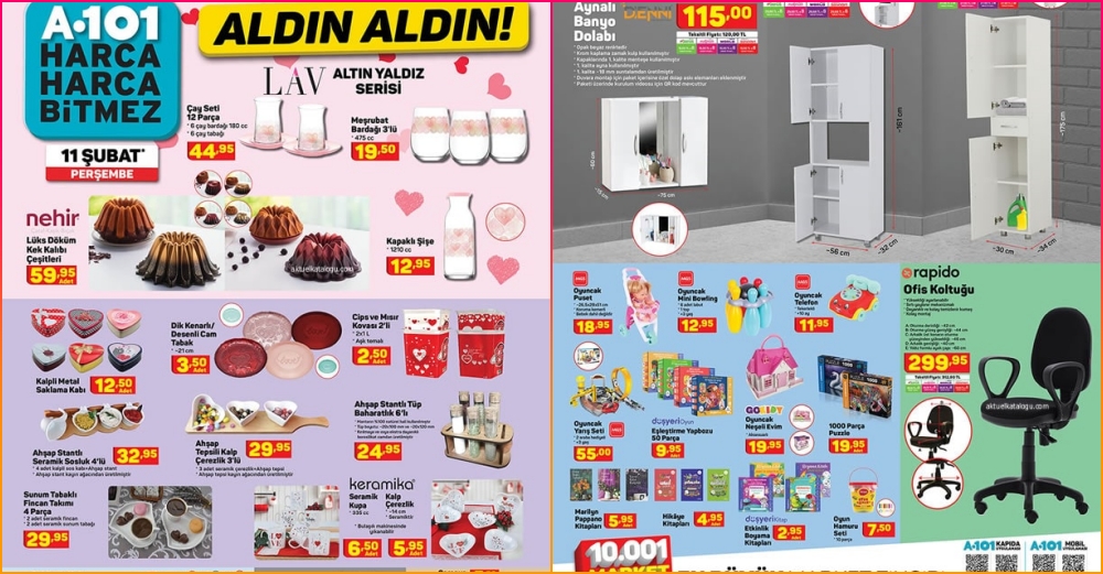 11 Şubat 2021 Tarihli A101 Market Aktüel Ürünleri ve İndirimleri Güncel