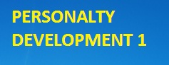  Personality Development 1
