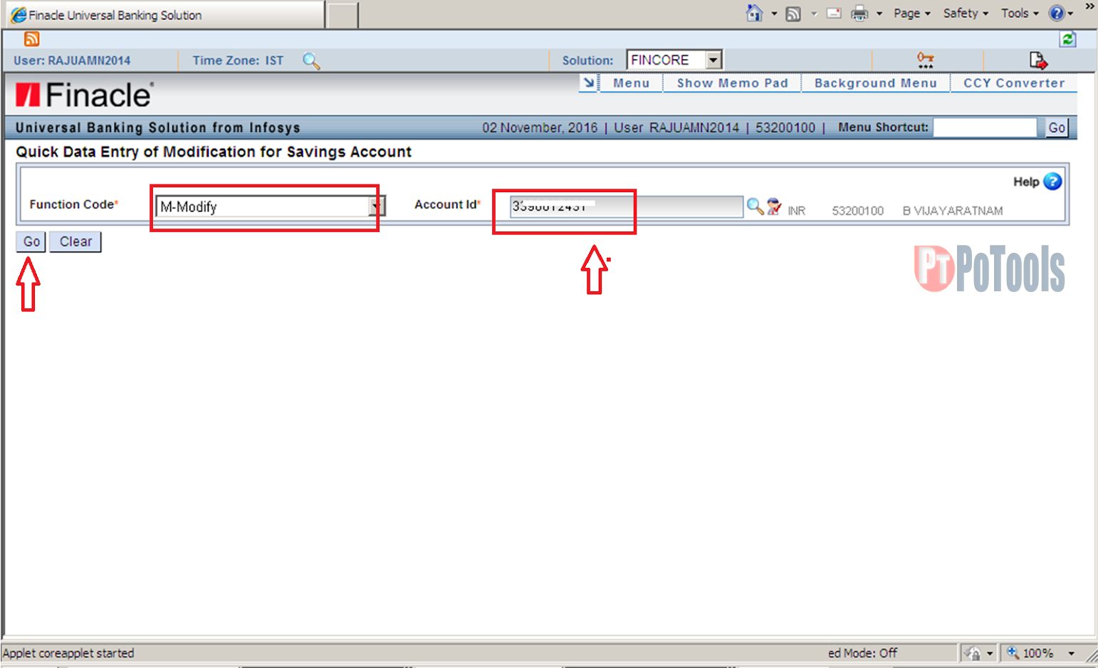 Procedure to convert joint account to single account when the second