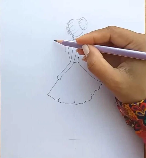 رسم فتاة بالرصاص رسم فتاة جميلة بالرصاص