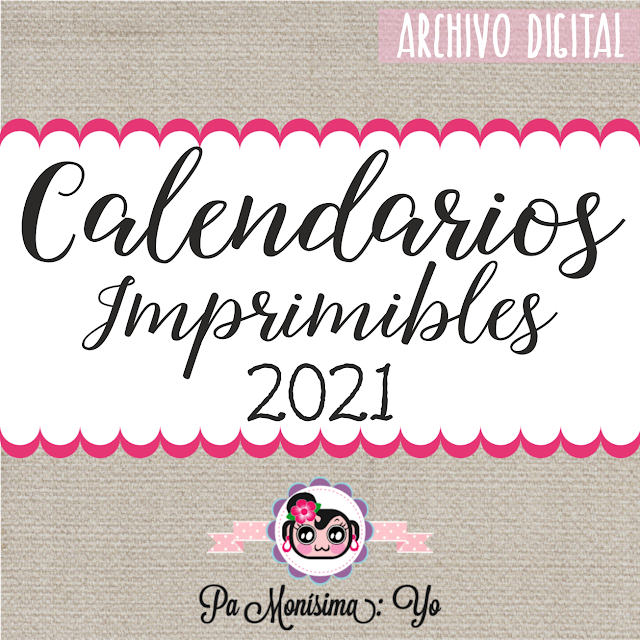 Calendarios 2021