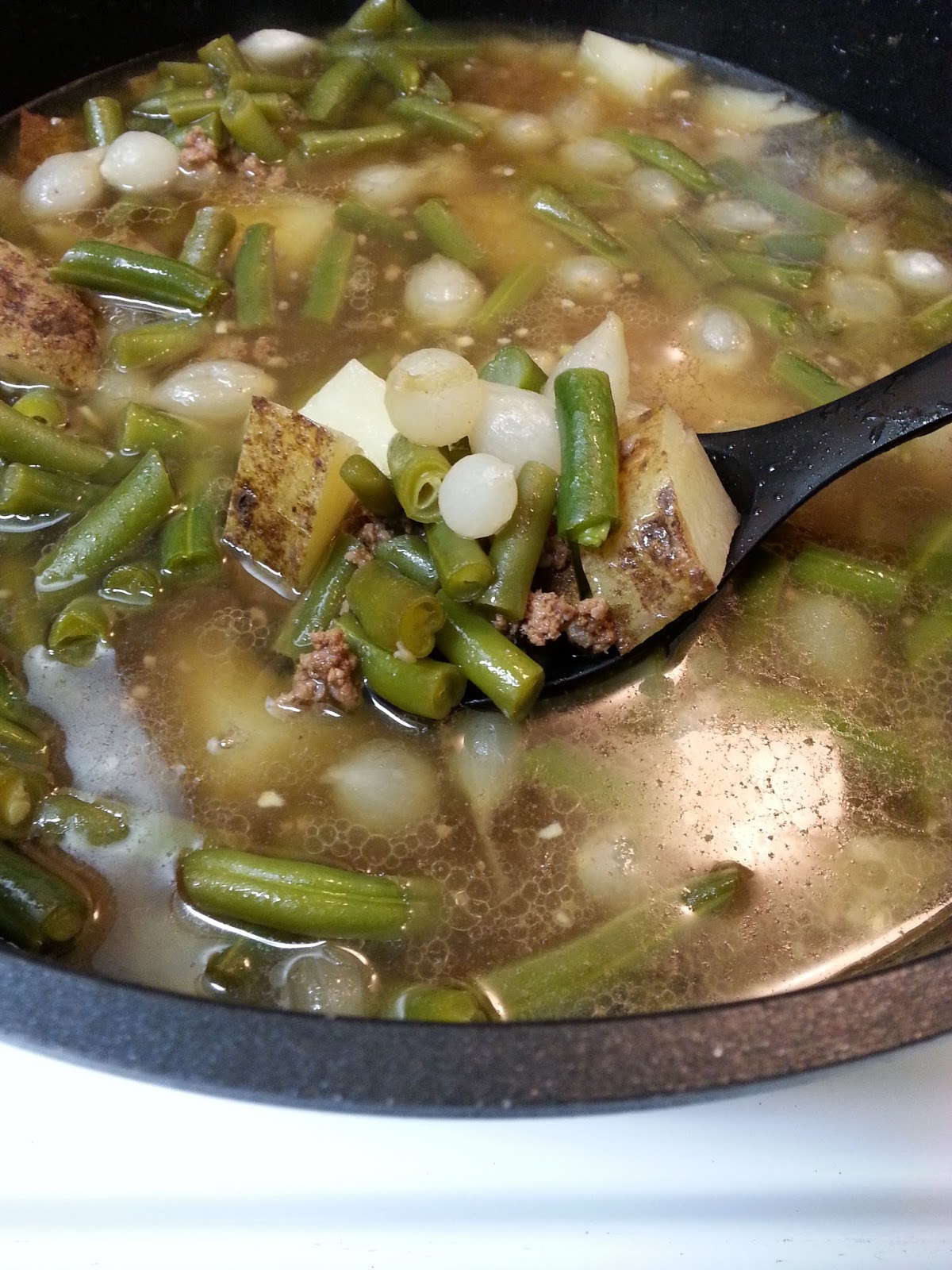 Christine's Pantry: Green Bean Soup