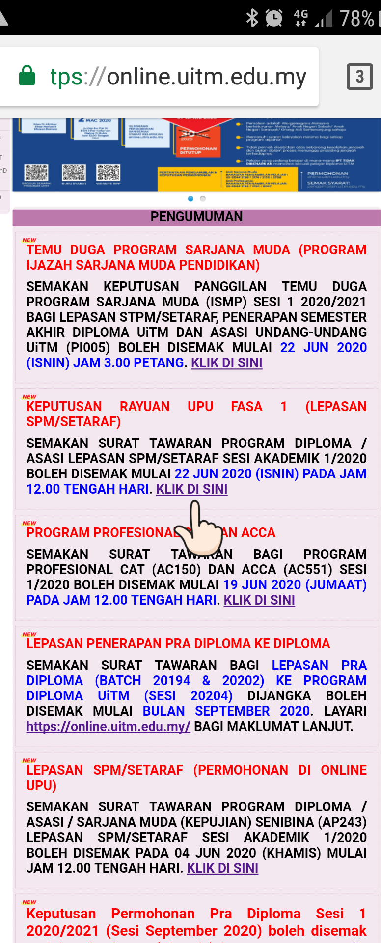 Nombor Ekor Yang Selalu Naik 2020