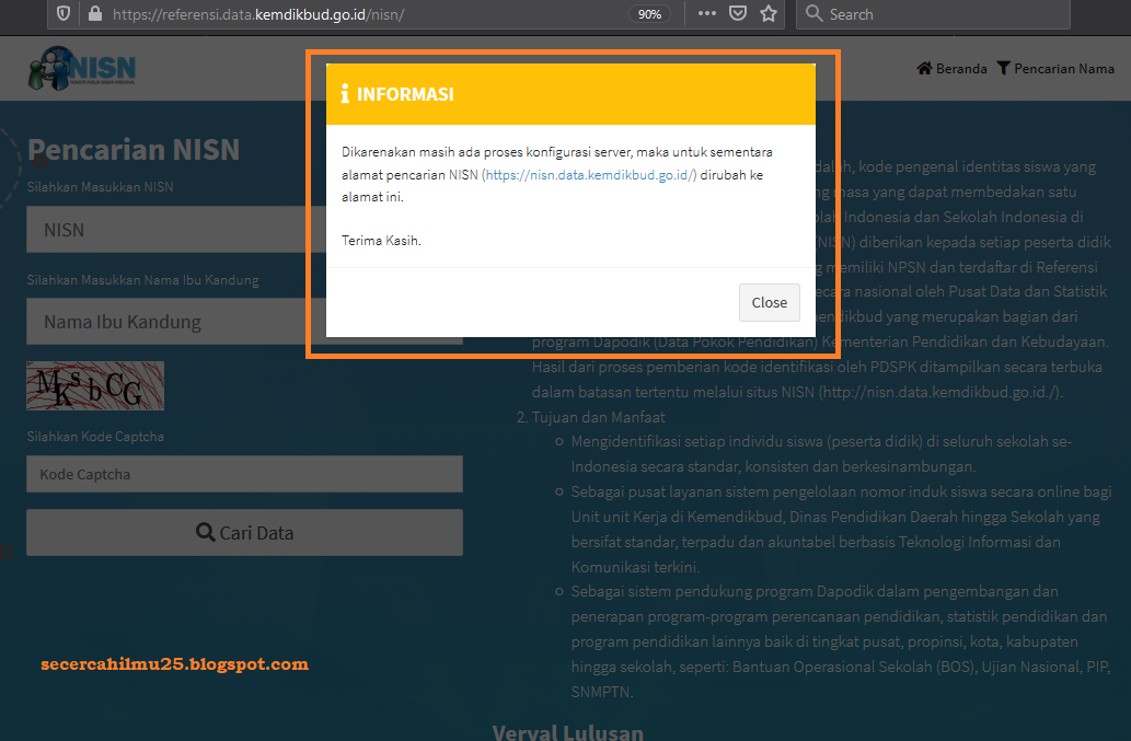 Cara Cek Dan Cetak Nisn Peserta Didik Paud Tk Kb Ra Tpa Sps Terbaru Secercah Ilmu