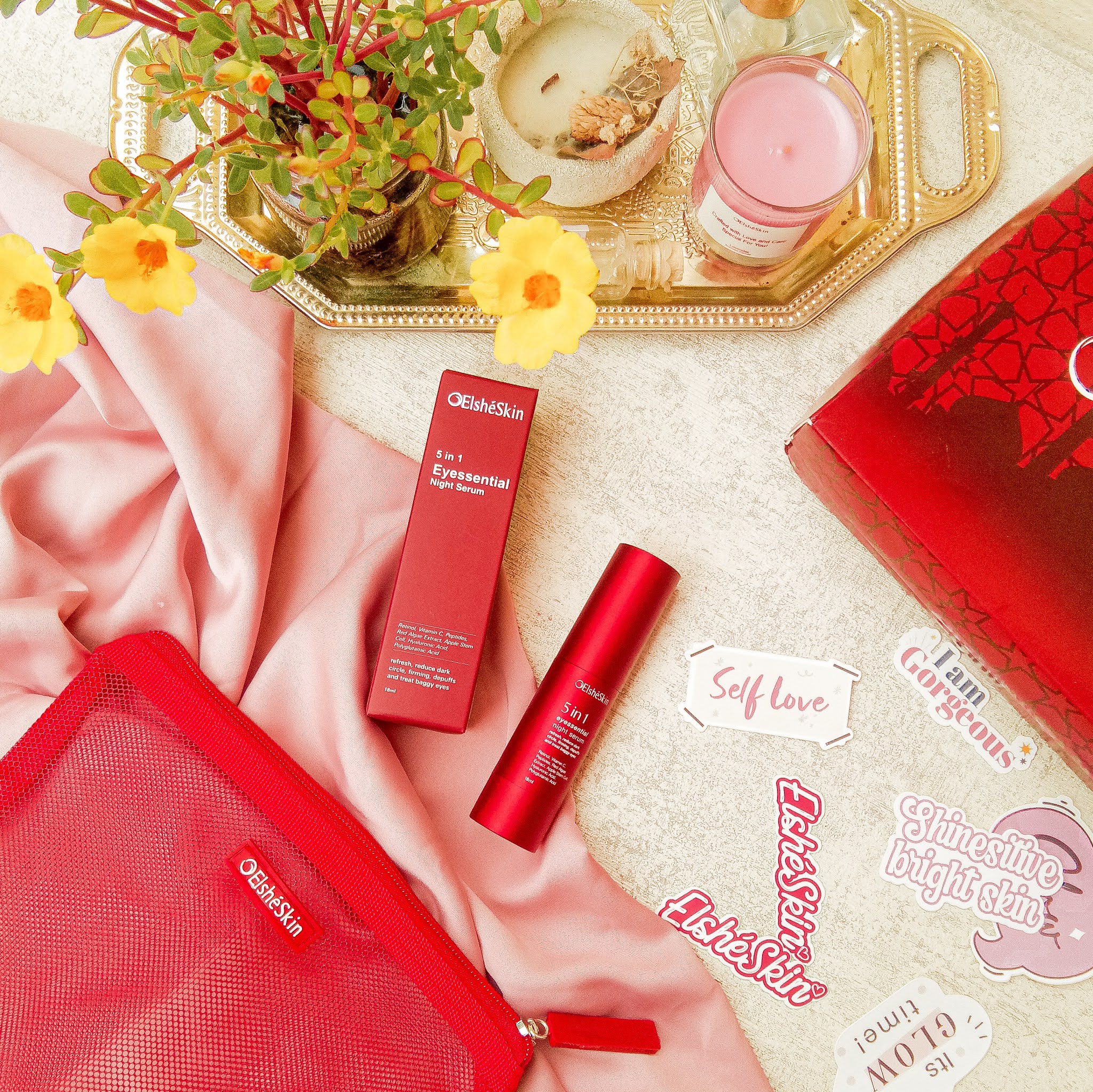 Review Elsheskin 5 in 1 Eyessential Night Serum Jurnal Madamabi