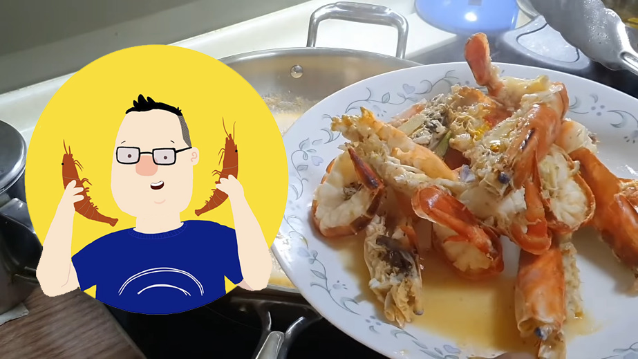 stay-home cooking #14: sang har mee by cooking ah pa