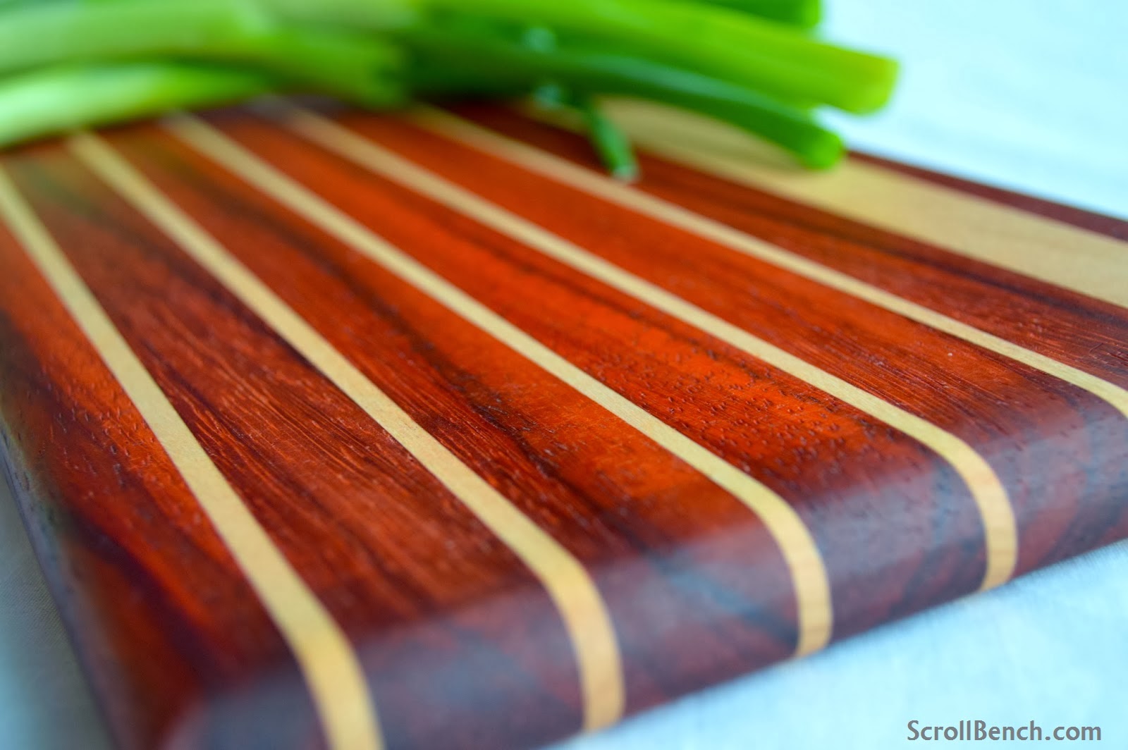 Scroll Bench Making Exotic Hardwood Cutting Boards