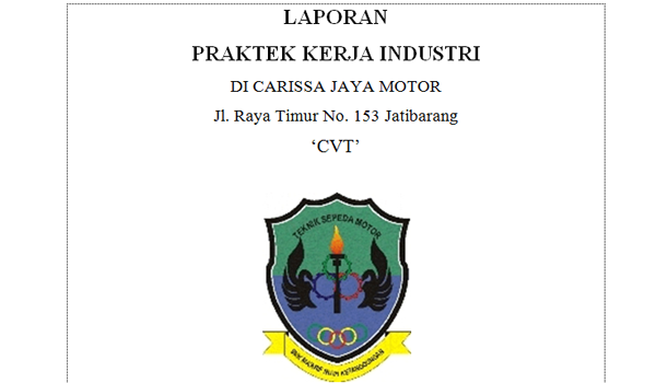 Download Contoh Laporan Praktek Kerja Industri CVT MEDIA