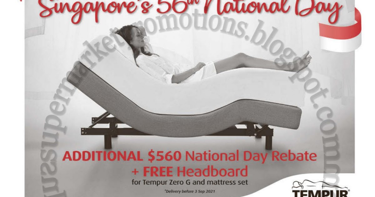 Tempur National Day Promotion 30 July 31 August 2021 Supermarket