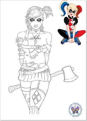 Harley Quinn coloring book pdf