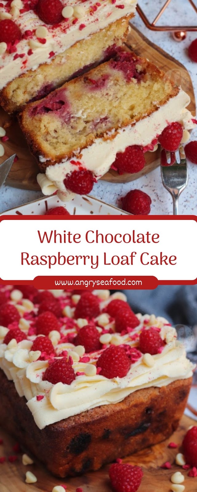 White Chocolate Raspberry Loaf Cake White Chocolate Raspberry Loaf Cake