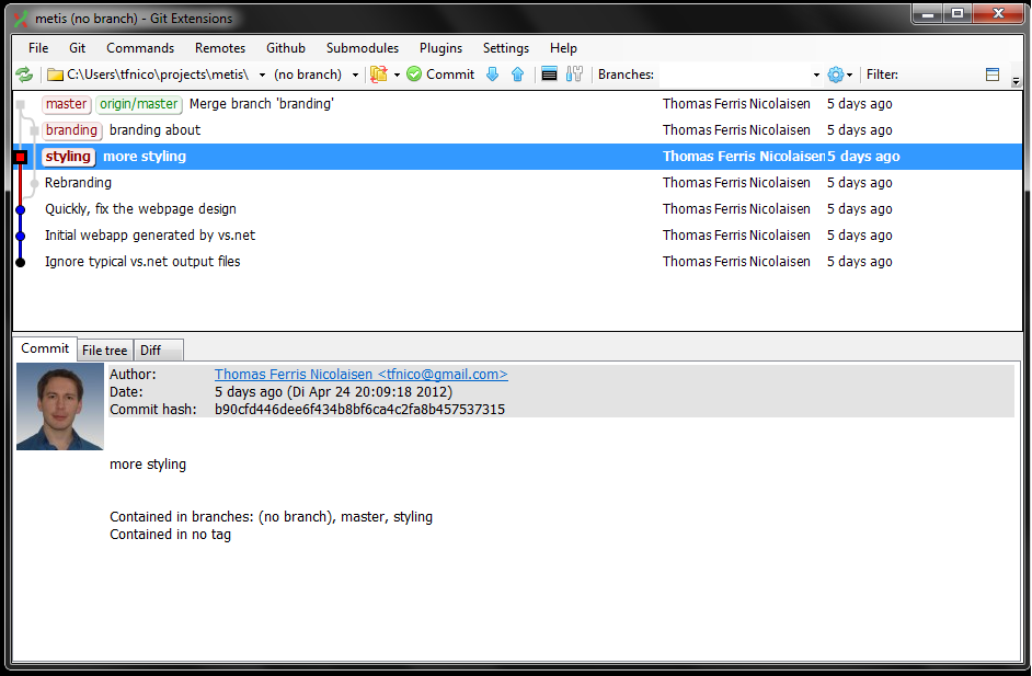 My Git Setup on Windows