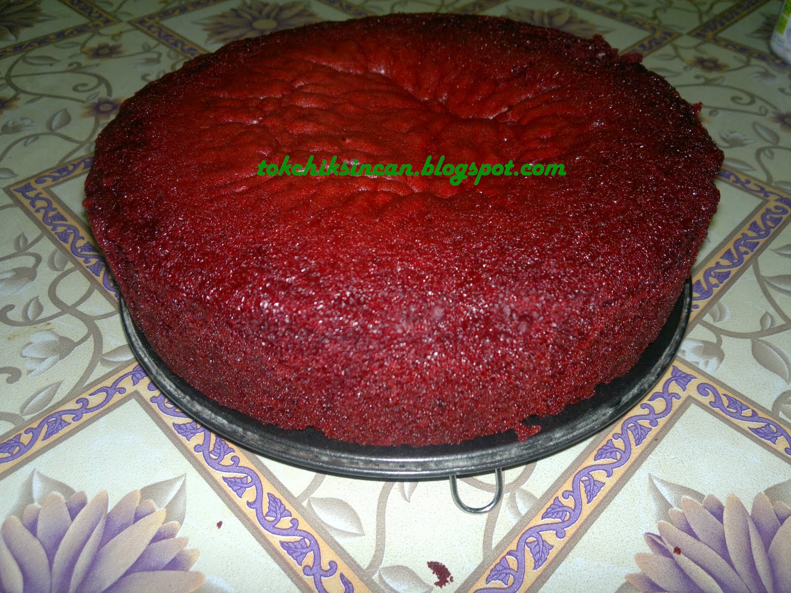 DENAI BERBISIK: kek baldu merah/red valvet cake