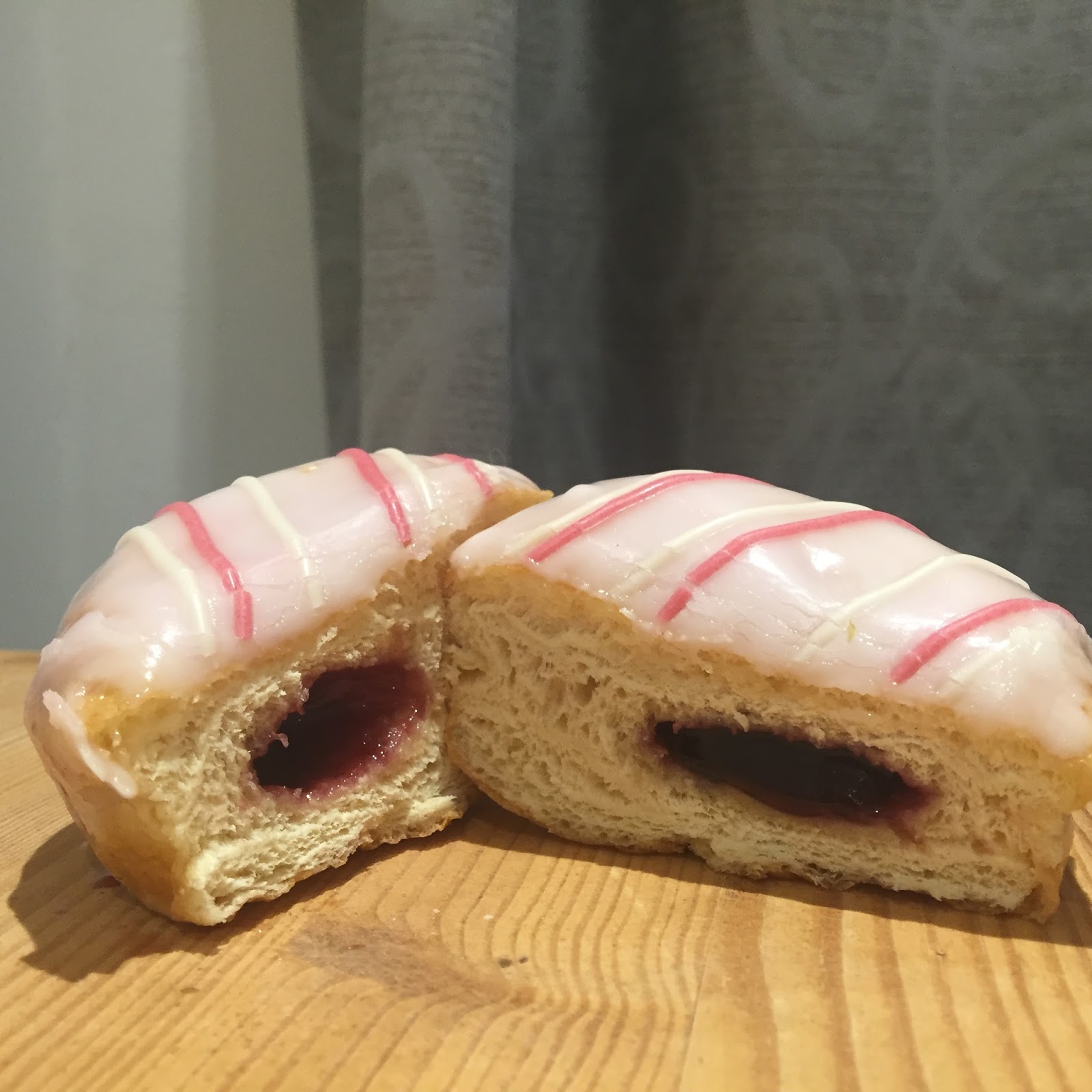 Archived Reviews From Amy Seeks New Treats Pink Jammie Doughnut (Greggs)
