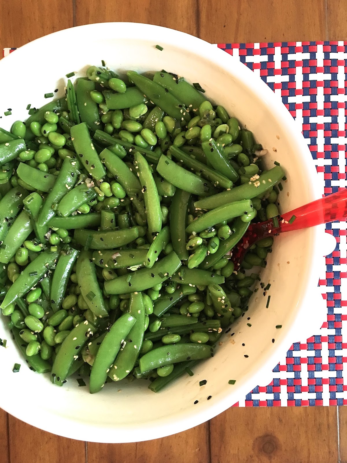 siriously delicious Edamame & Sugar Snap Pea Salad