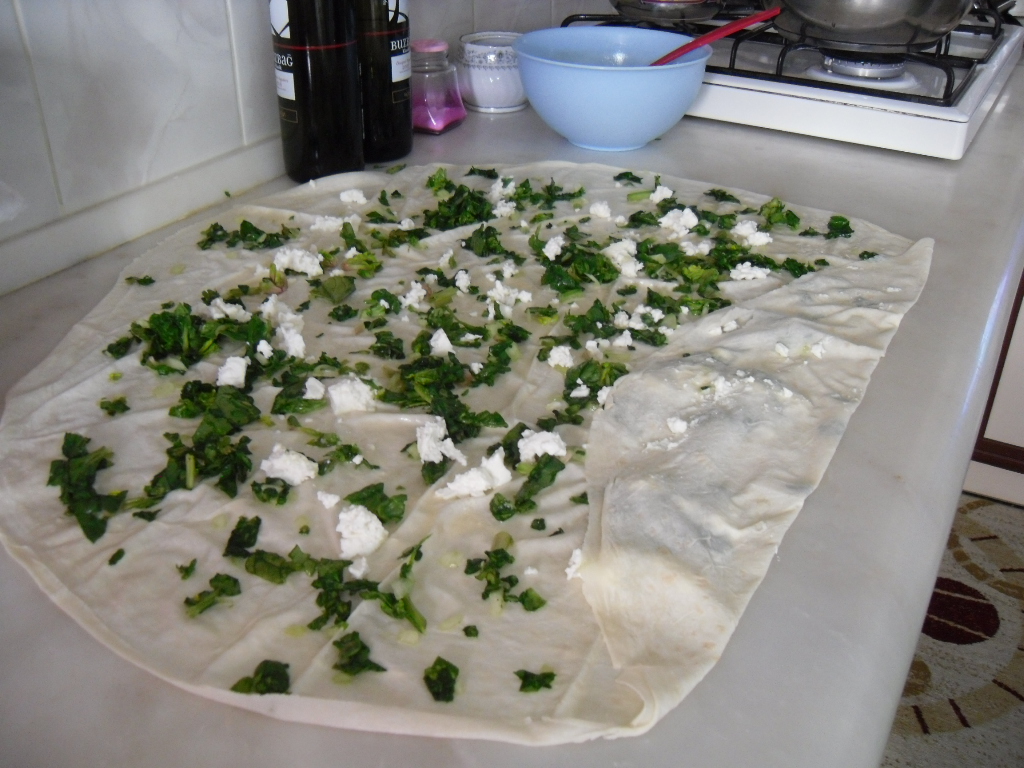 KIŞ GÜNEŞİ ıspanaklı börek