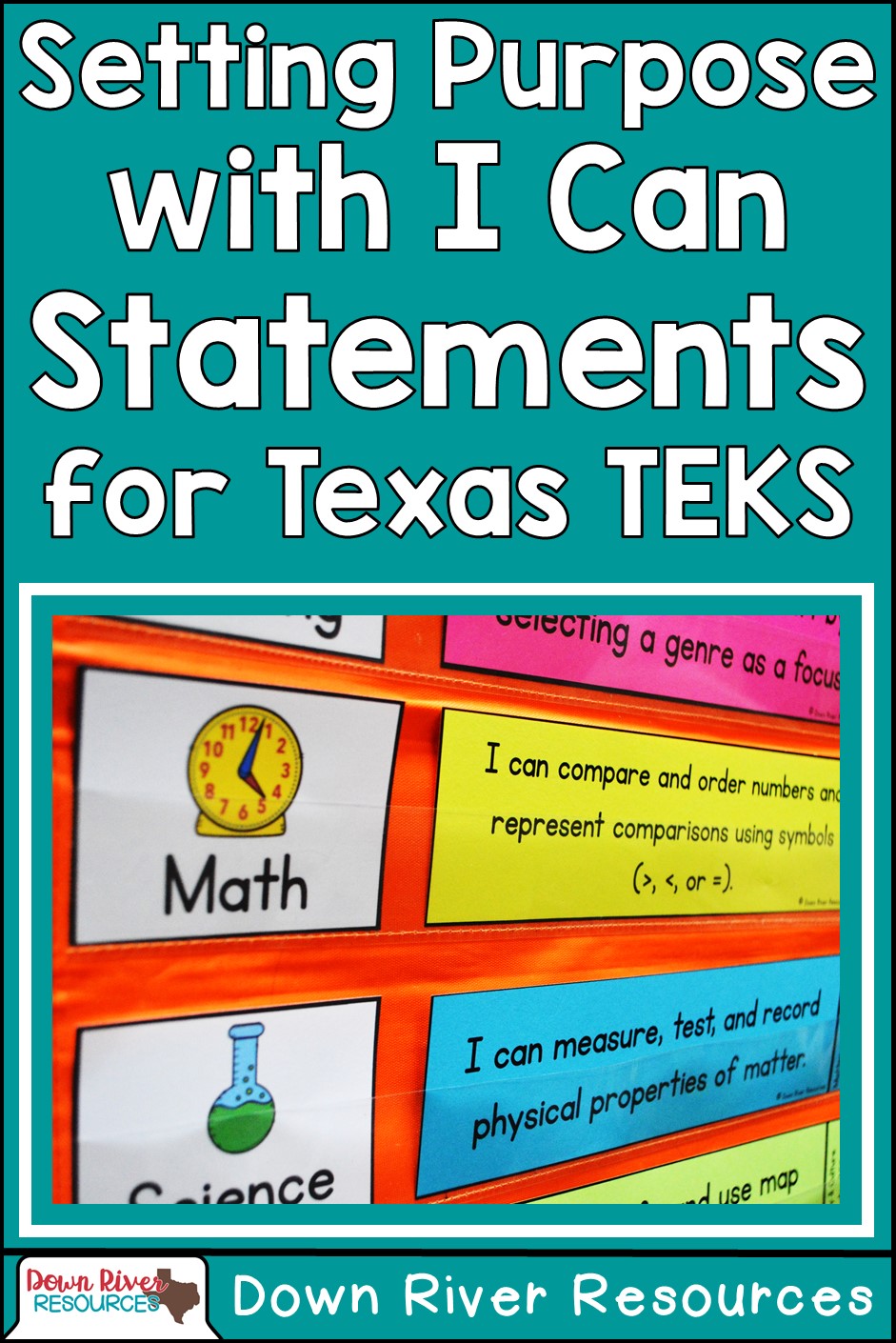 How to Set a Purpose with I Can Statements Down River Resources Your Elementary Math Guide