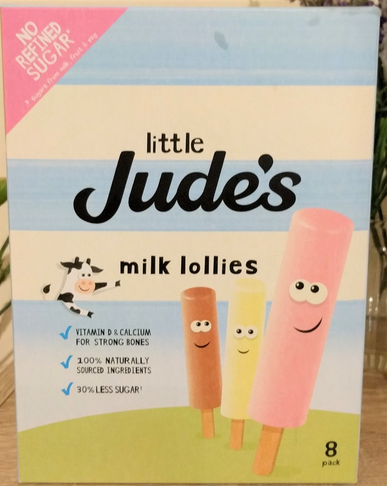 Diets and Calories Little Jude’s Milk Lollies Review