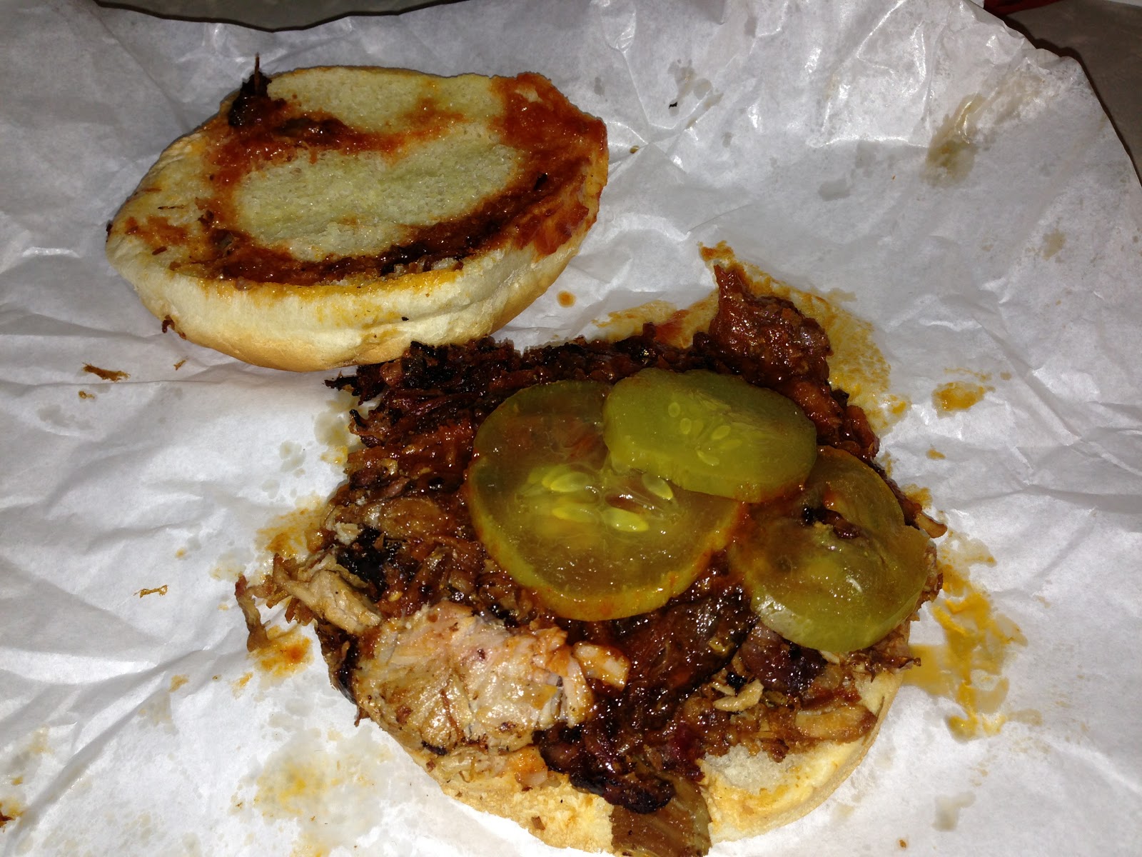 Man Up Tales of Texas BBQ™ Yesterday's lunch at Green Top BarBQue (Dora, AL)