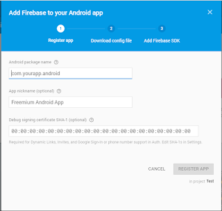 connect firebase