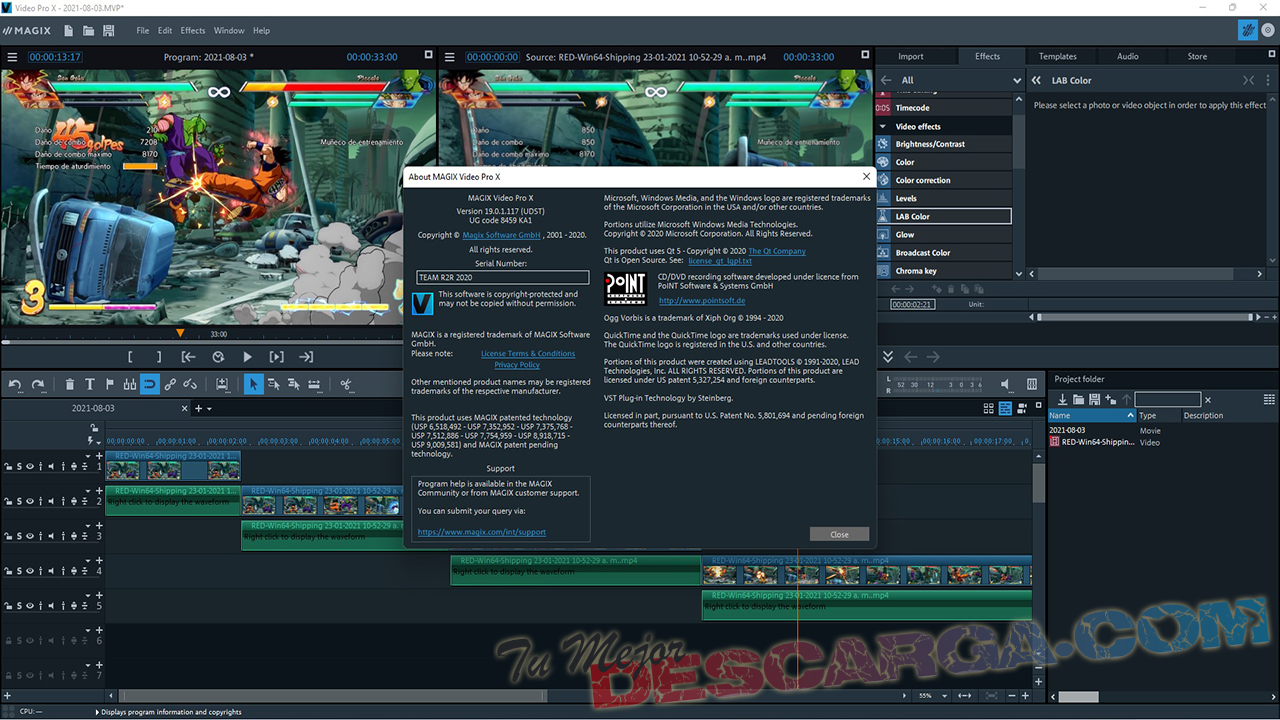 Magix Vegas Pro 3