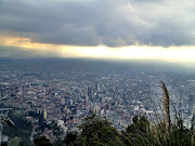 View of Bogota from the top of the Monserrate (bogota monserrate)