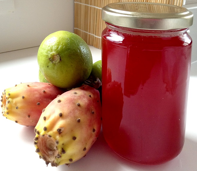 Marthese Seasonal Food Prickly Pear, Lime and Vanilla Jam