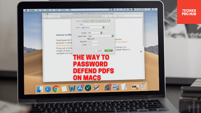 the way to password defend pdfs on macs (without cost)