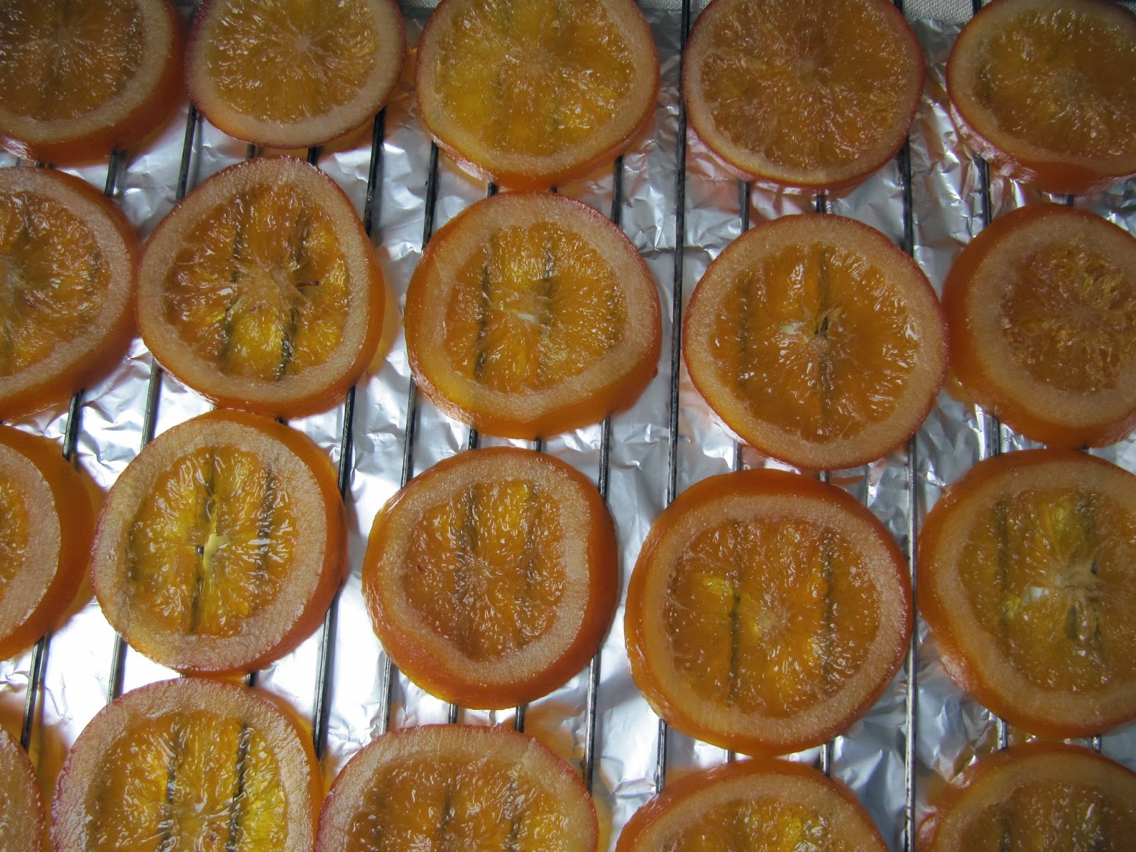 La cuisine d'ici et d'ISCA: Tranches d'orange confites