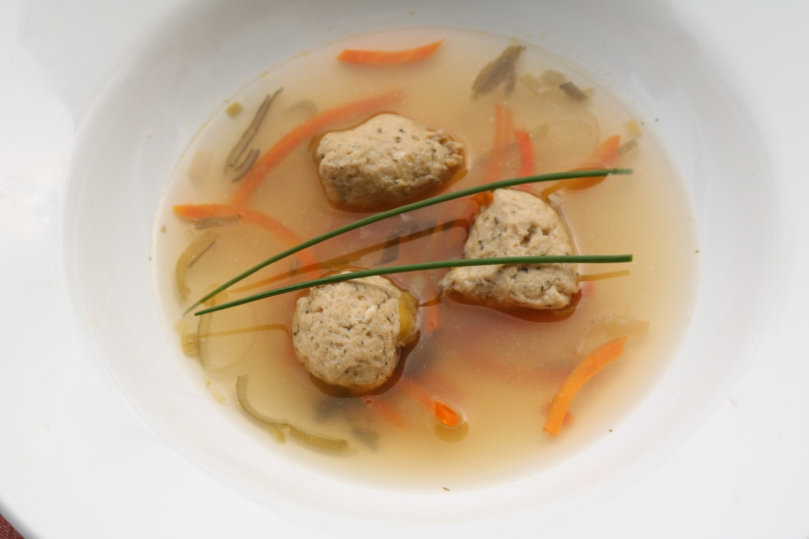Hechtklößchen Suppe