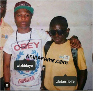 OMG! See The Epic Throwback Picture Of Wizkid And Zlatan Ibile