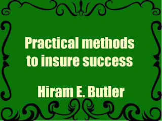 Practical methods to insure success
