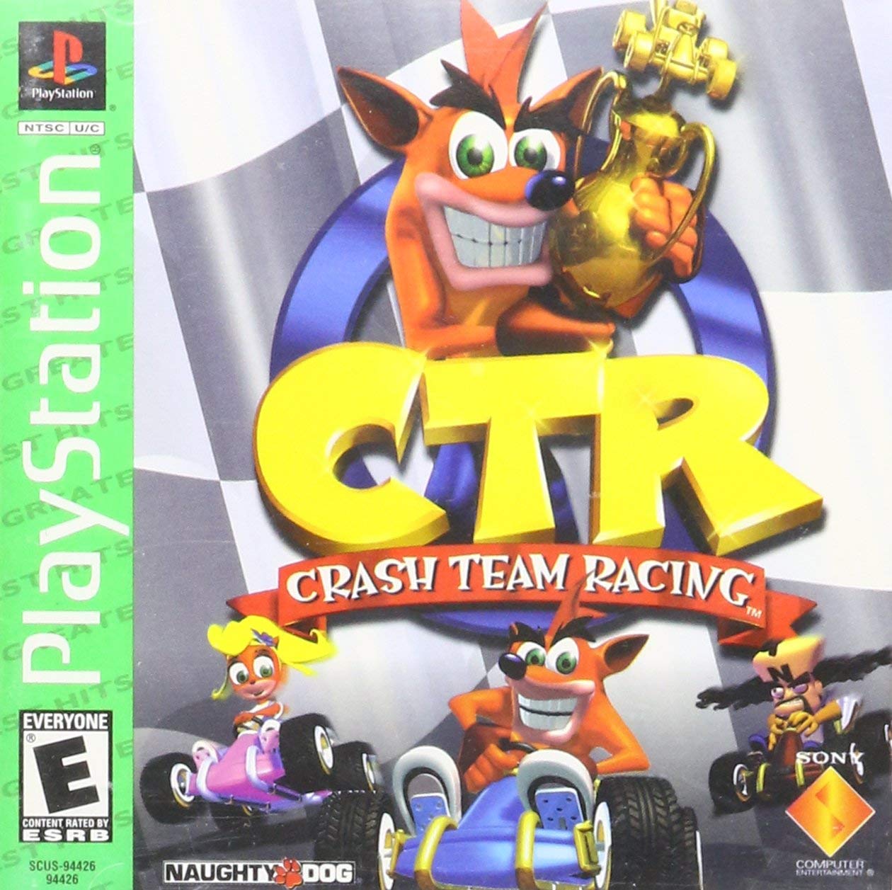 Ctr crash team racing ps1 cover Ctr crash team racing ps1 cover