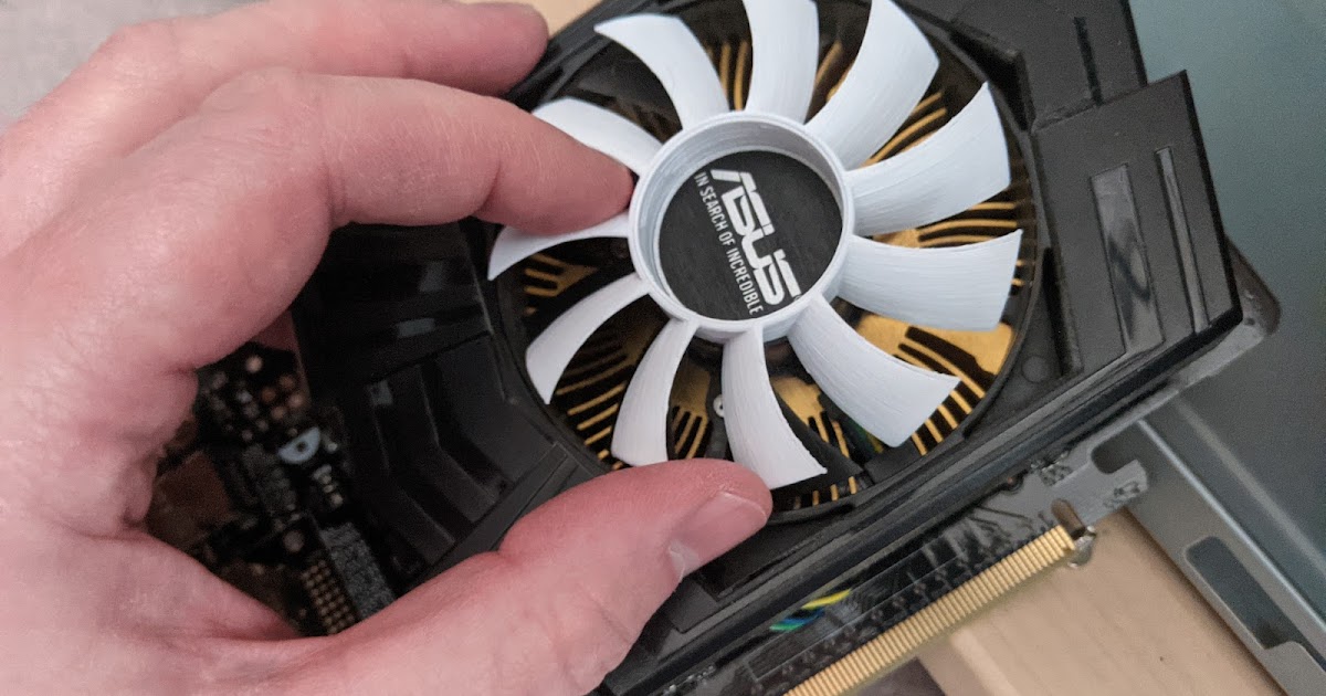 It Came From the Low Effort Fan Repair for GPU (broken