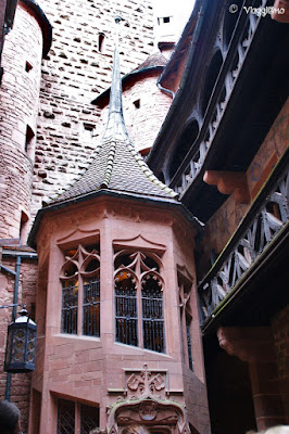 La Corte del castello di Haut Koenigsbourg