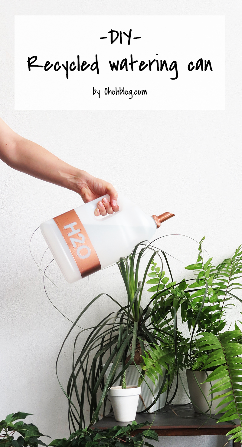 How to make a recycled watering can Ohoh Blog